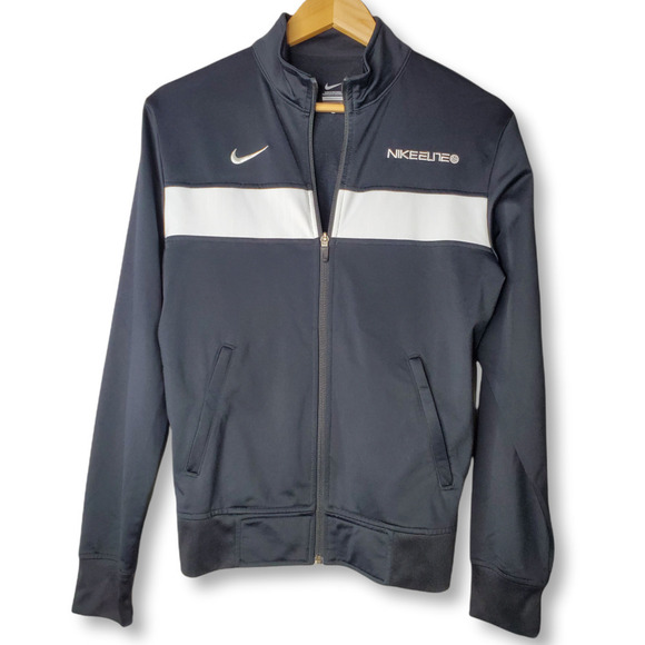 Nike Elite Zip Front Warm Up Jacket Black Sz Small - Picture 1 of 8
